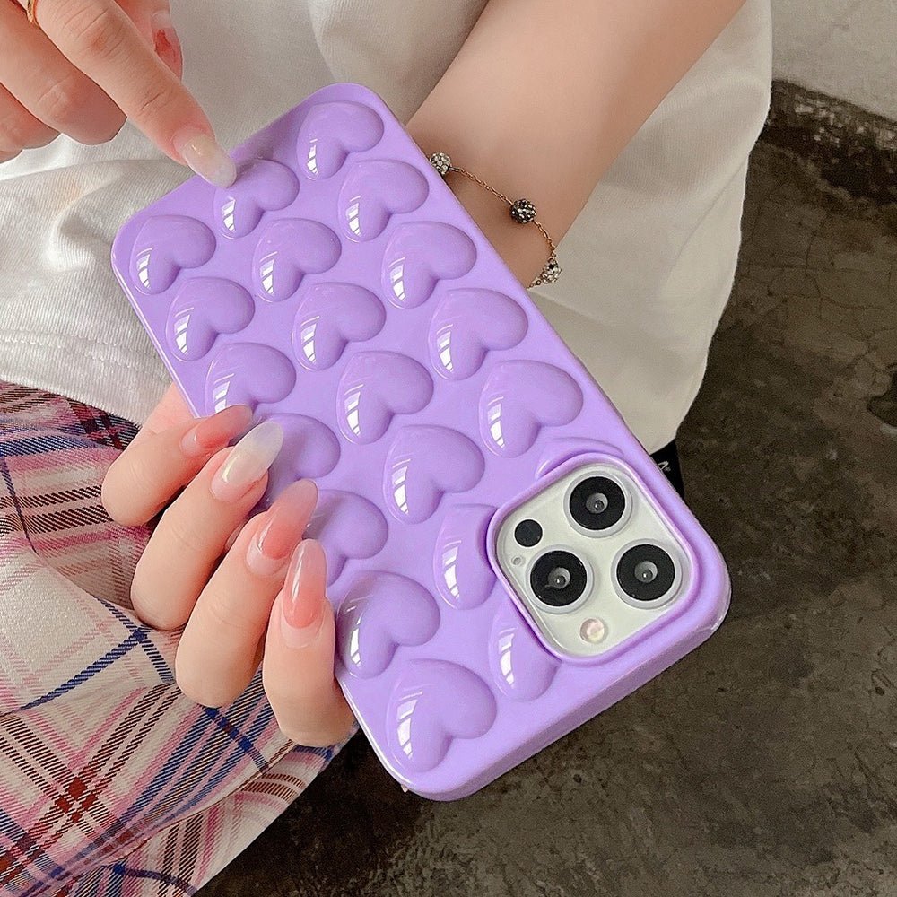 3D Love Heart Case-xinru