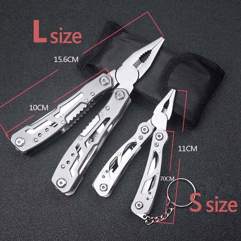 Outdoor Multi tools Knife Plier Stainless Steel Portable Folding Pocket Pliers-xinru