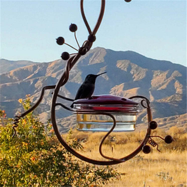 Early Spring Red Berries Hummingbird Feeder-xinru