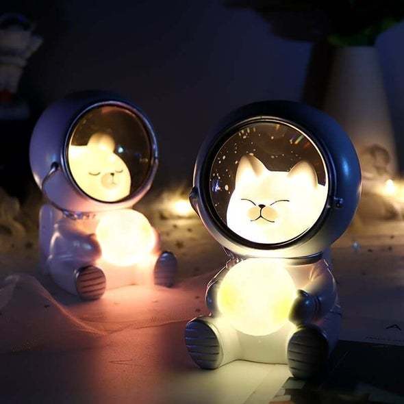 Pet Astronaut LED Moon Lamp Night Lights-xinru
