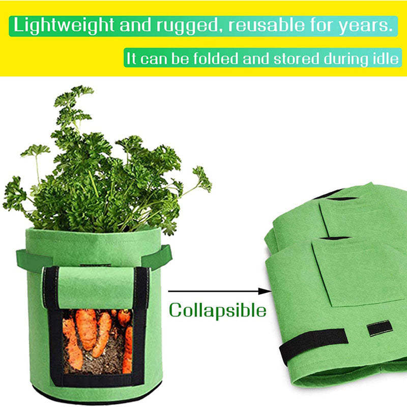 Growing Blue With Flip Lid And Handle For Potato Vegetable Plants-xinru