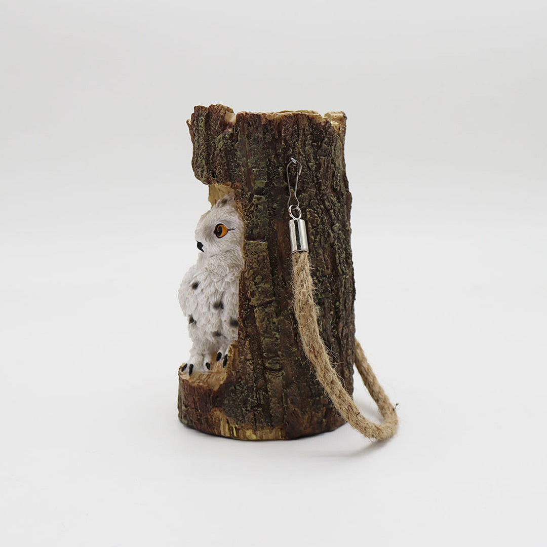 Solar Owl Garden Decorations LED Waterproof Hanging Lanterns-xinru