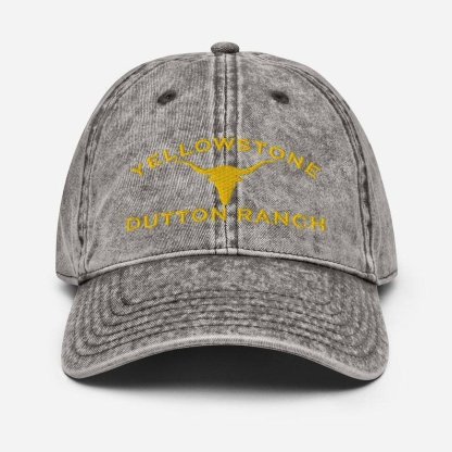 Yellowstone Dutton Ranch Distressed Hat Cap Yellowstone TV Show-xinru shop