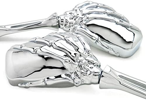 Skeleton Skull Hand Rear View Mirror-xinru shop