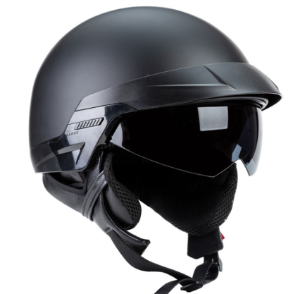 Retro Motorcycle Half Helmets DOT With Goggles-xinru shop