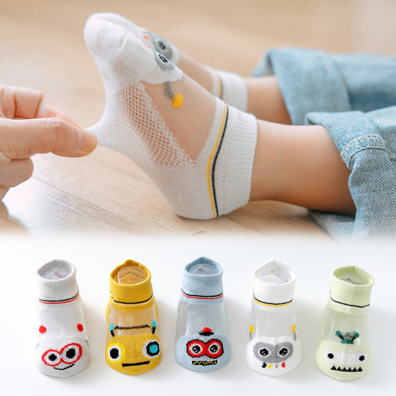 Children's Baby Summer Thin Comfortable Breathable Socks-xinru