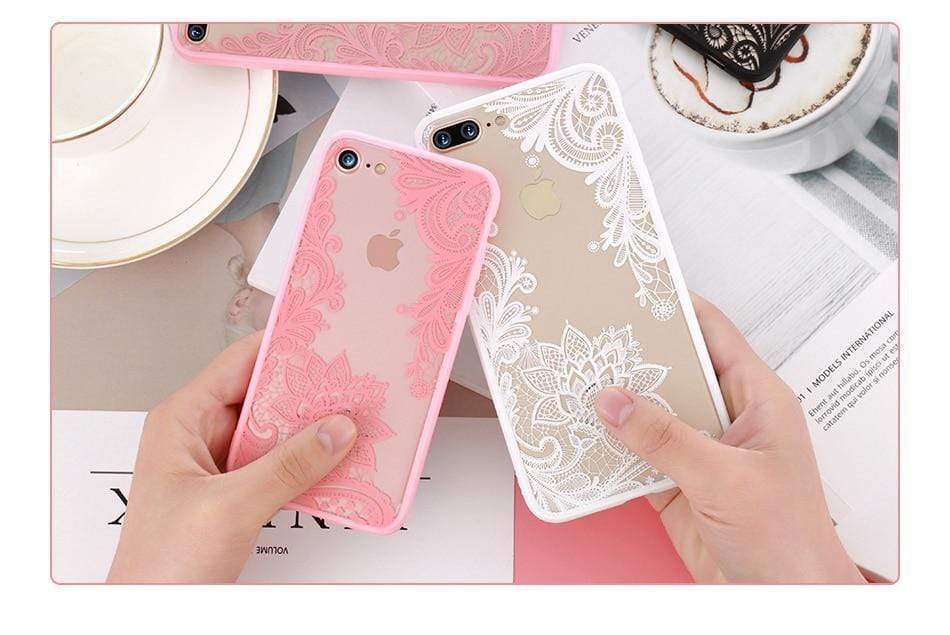 Luxury Lace Flower Case-xinru
