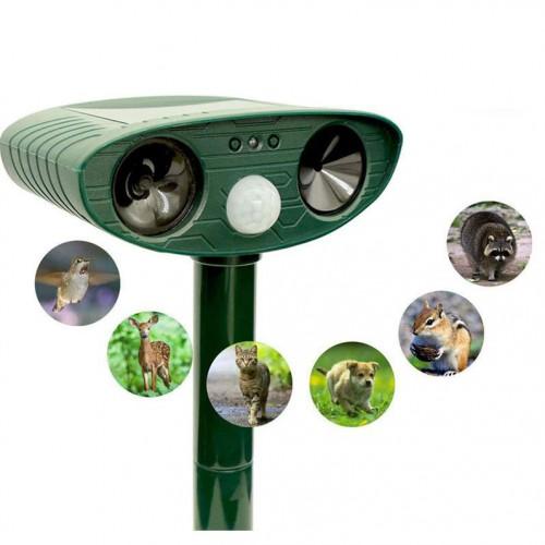 Solar Ultrasonic Animal Repeller Deterrent Pest-xinru