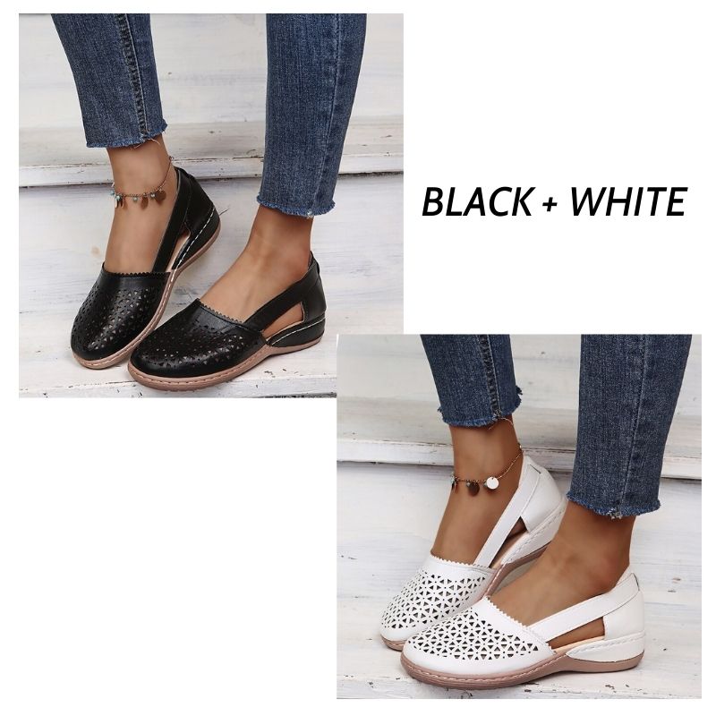 Soft Sole Wedges Orthopedic Hollow Out Bunion Correction Sandals-xinru shop