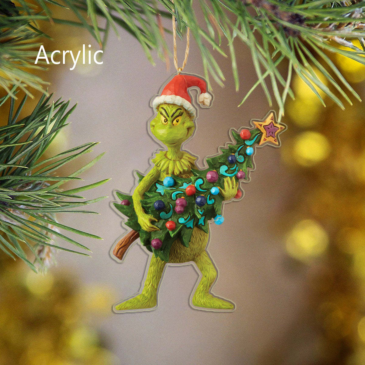 Grinch Christmas tree ornaments-xinru shop