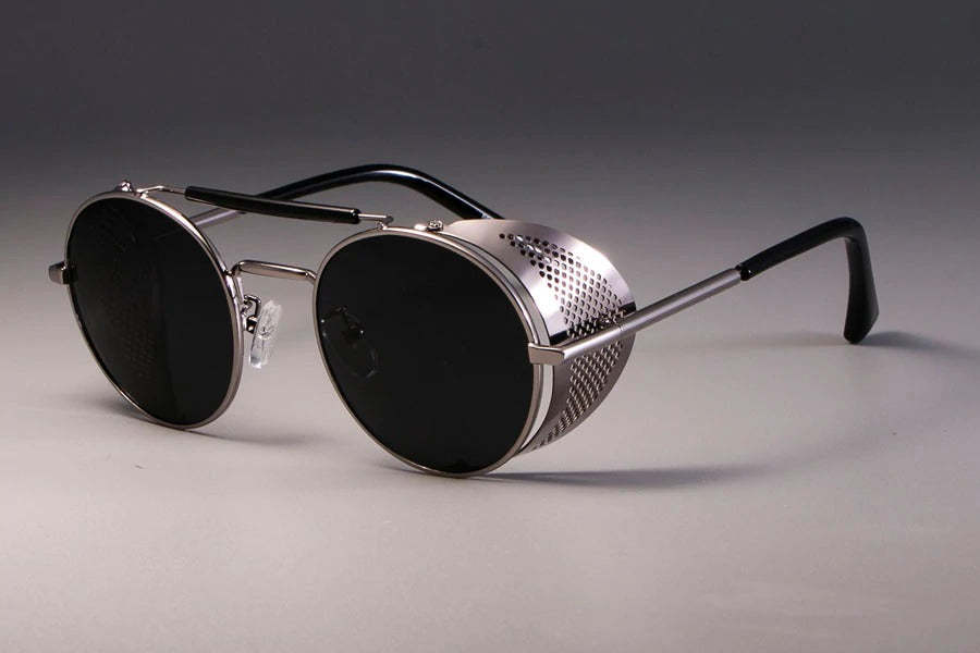 UV Blocking Steampunk Sunglasses-xinru