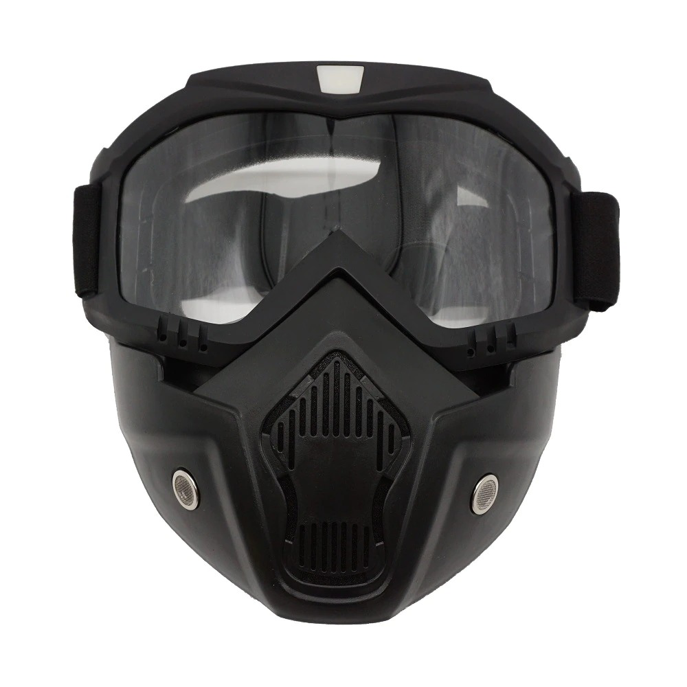 Motorcycle Detachable Mask Anti-UV Off Road Helmet Goggles-xinru