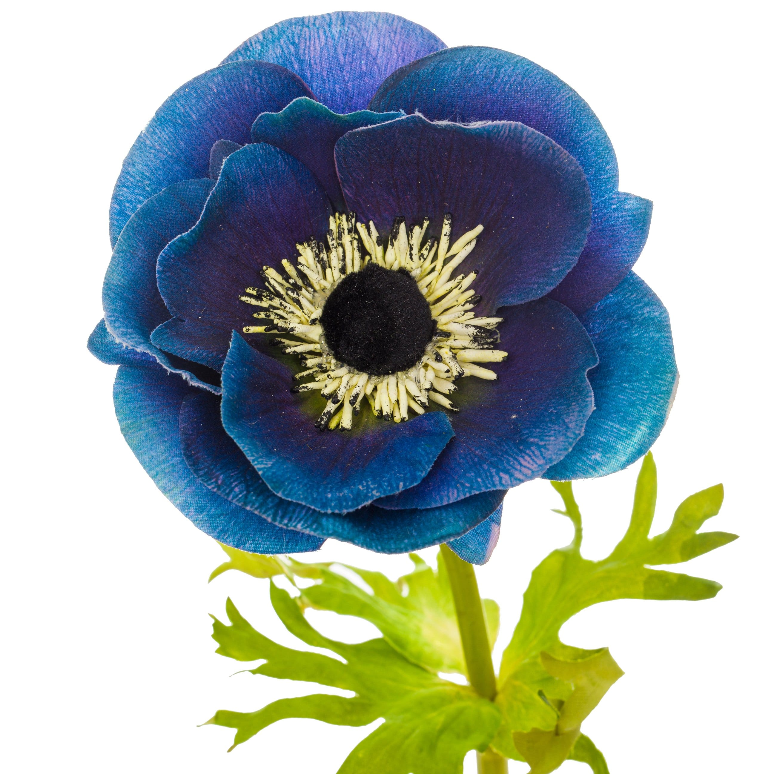 Artificial Himalayan Blue Anemone 17.5閳?-xinru shop