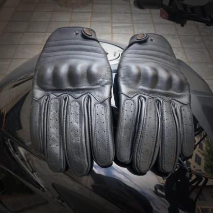 Motorcycle Leather Gloves touch screen-xinru shop