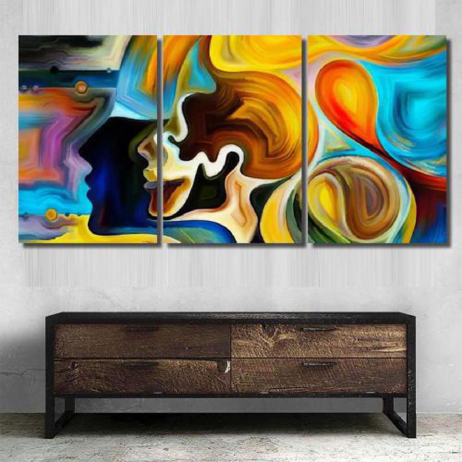 Colors Mind Series Artistic Abstract Composed-xinru shop