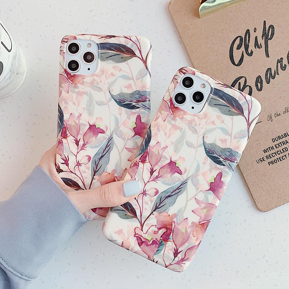 Retro Watercolor Flower Case-xinru