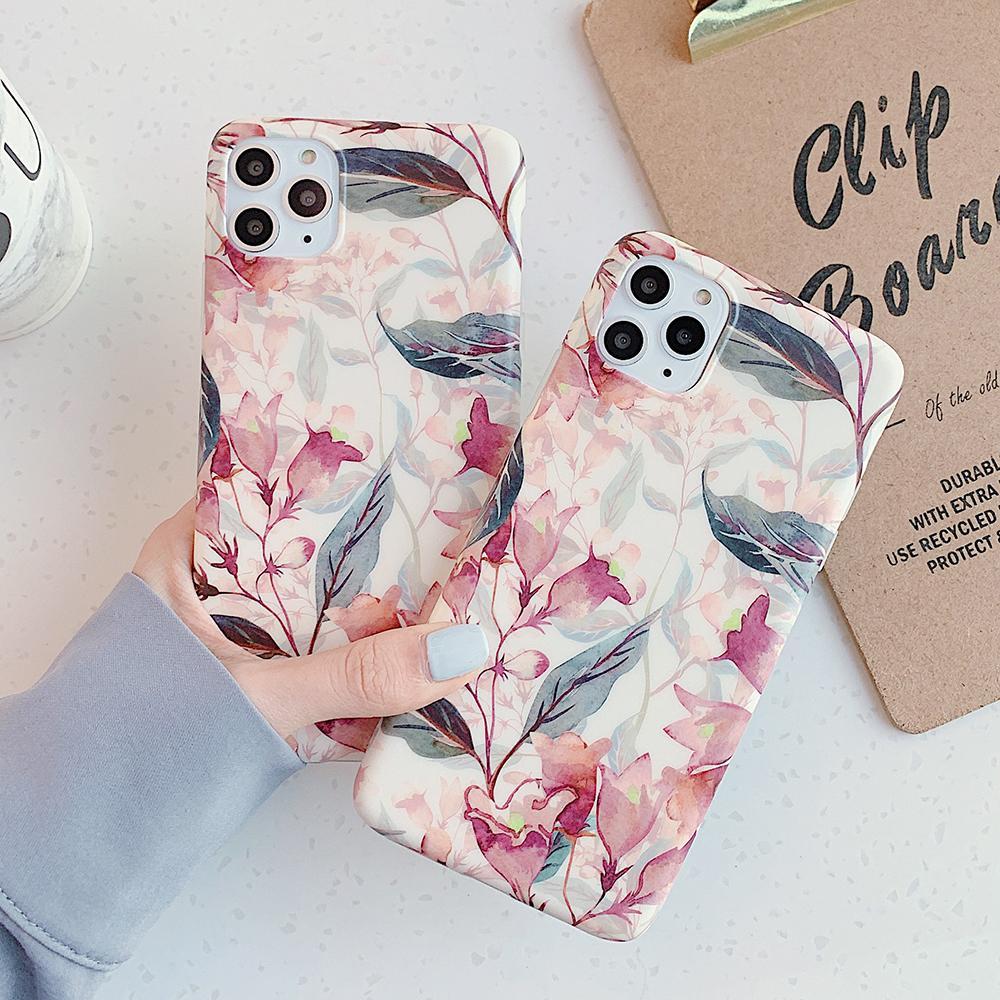 Retro Watercolor Flower Case-xinru