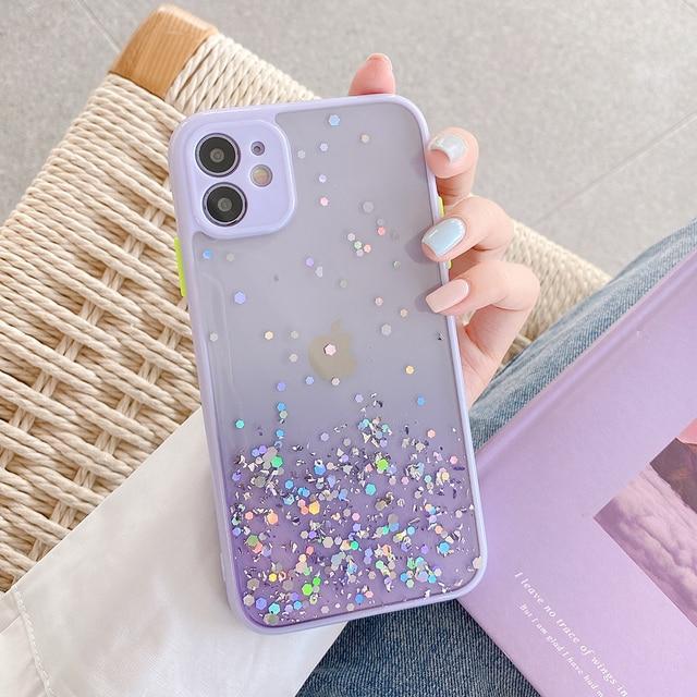Gradient Glitter Sequins Case-xinru