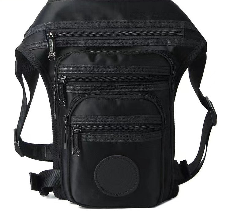 Canvas Drop Leg Bag Outdoor Waist Pack Thigh Bag Pocket-xinru