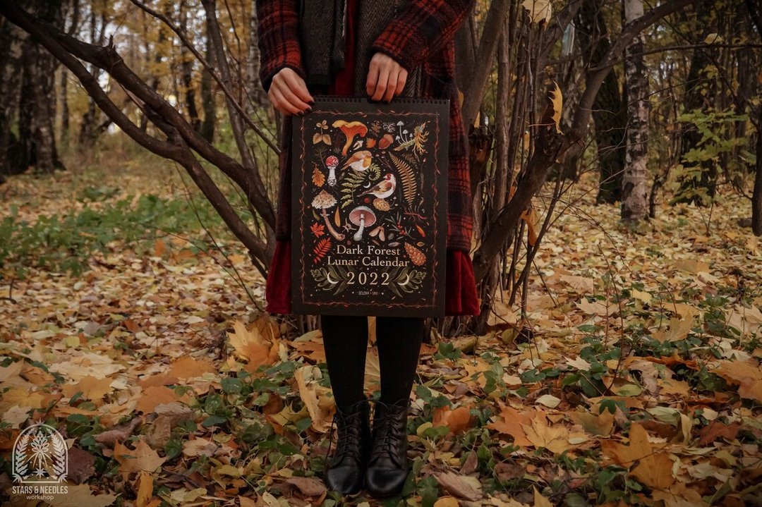Dark Forest Lunar Calendar 2022-xinru