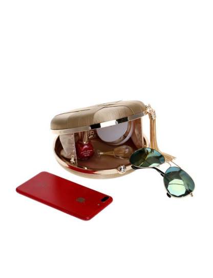 Ladies Evening Bag Tassel Pendant Silk Clutch-xinru