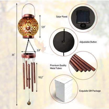 Hanging Solar Wind Chimes Lights-xinru shop