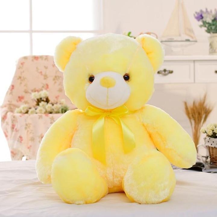 Glow Bear LED Light Up Plush 3D Stuffed Animal-xinru
