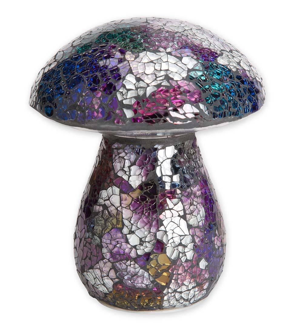 Glass Mosaic Mushroom Lawn Ornament-xinru