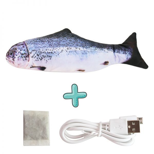 Interactive Flopping Fish Toy For Cats and Dogs-xinru