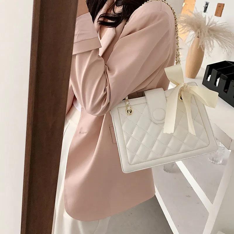 チェーンショルダーメッセンジャーバッグ-xinru shop