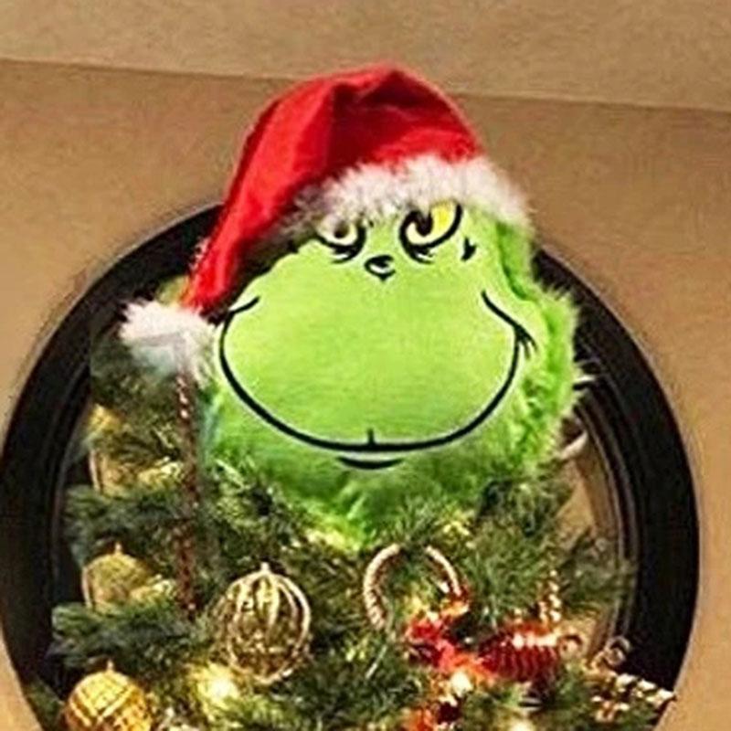 Furry Green Grinch Arm Ornament Holder For The Christmas Tree-xinru shop