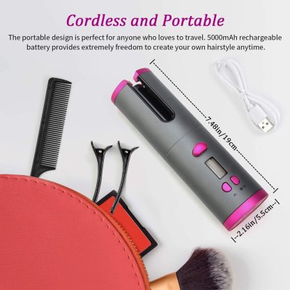 Portable Wireless Automatic Hair Curler-xinru shop