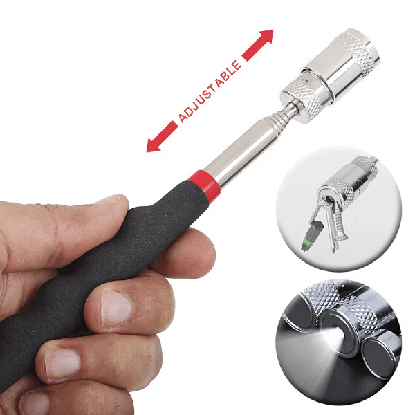 Magnet Pickup Tool Telescoping Include 8 lb LED Light Magnet Stick-xinru