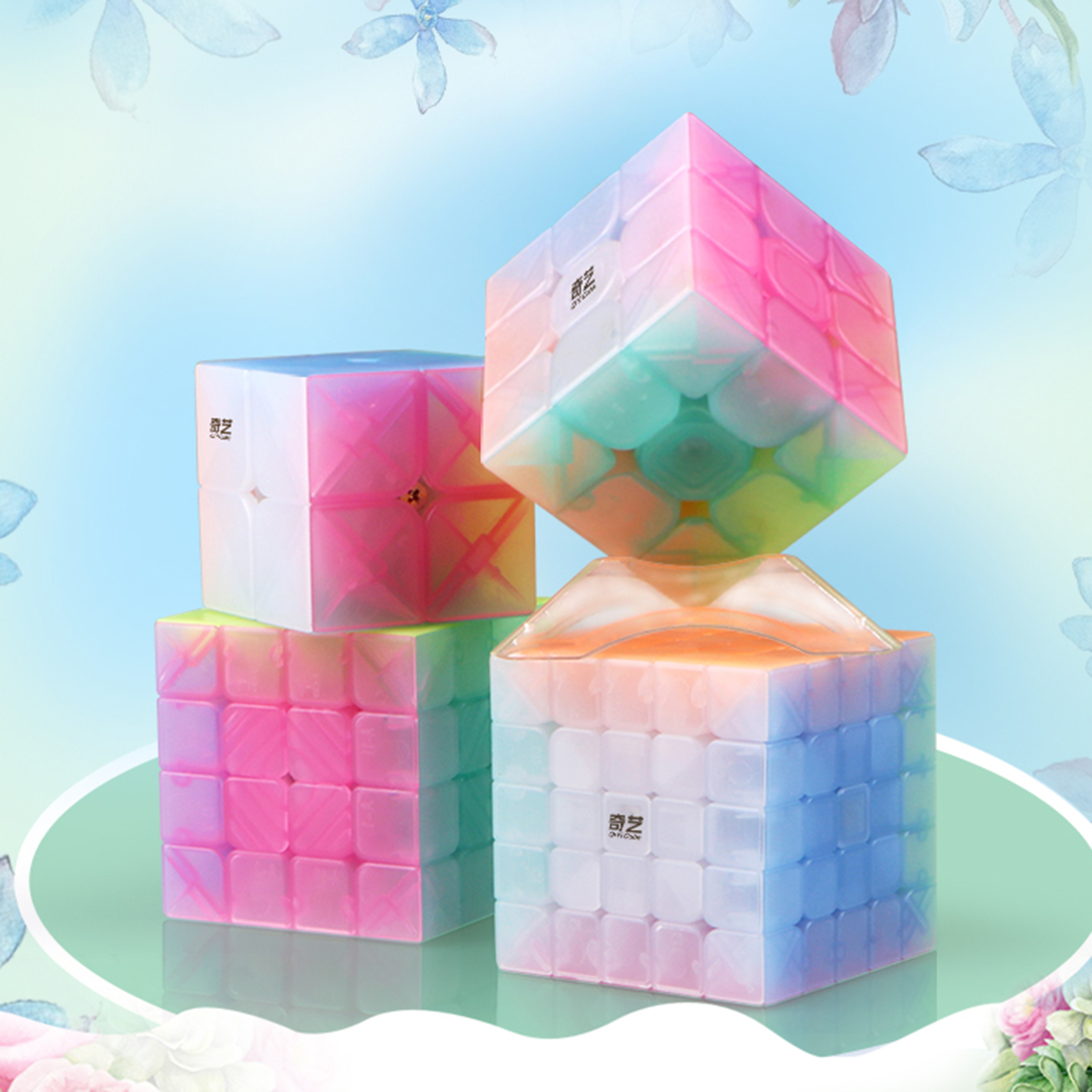 QiYi QiFa Jelly Square-1-xinru shop