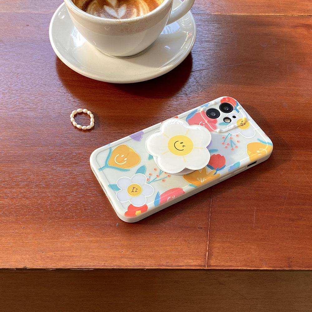 Smiley Flowers Case-xinru