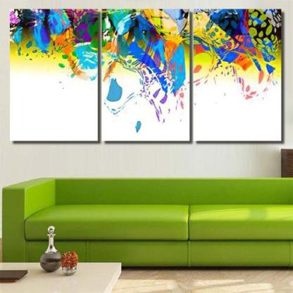 Colorful Abstract Paint Stains Raster-xinru shop