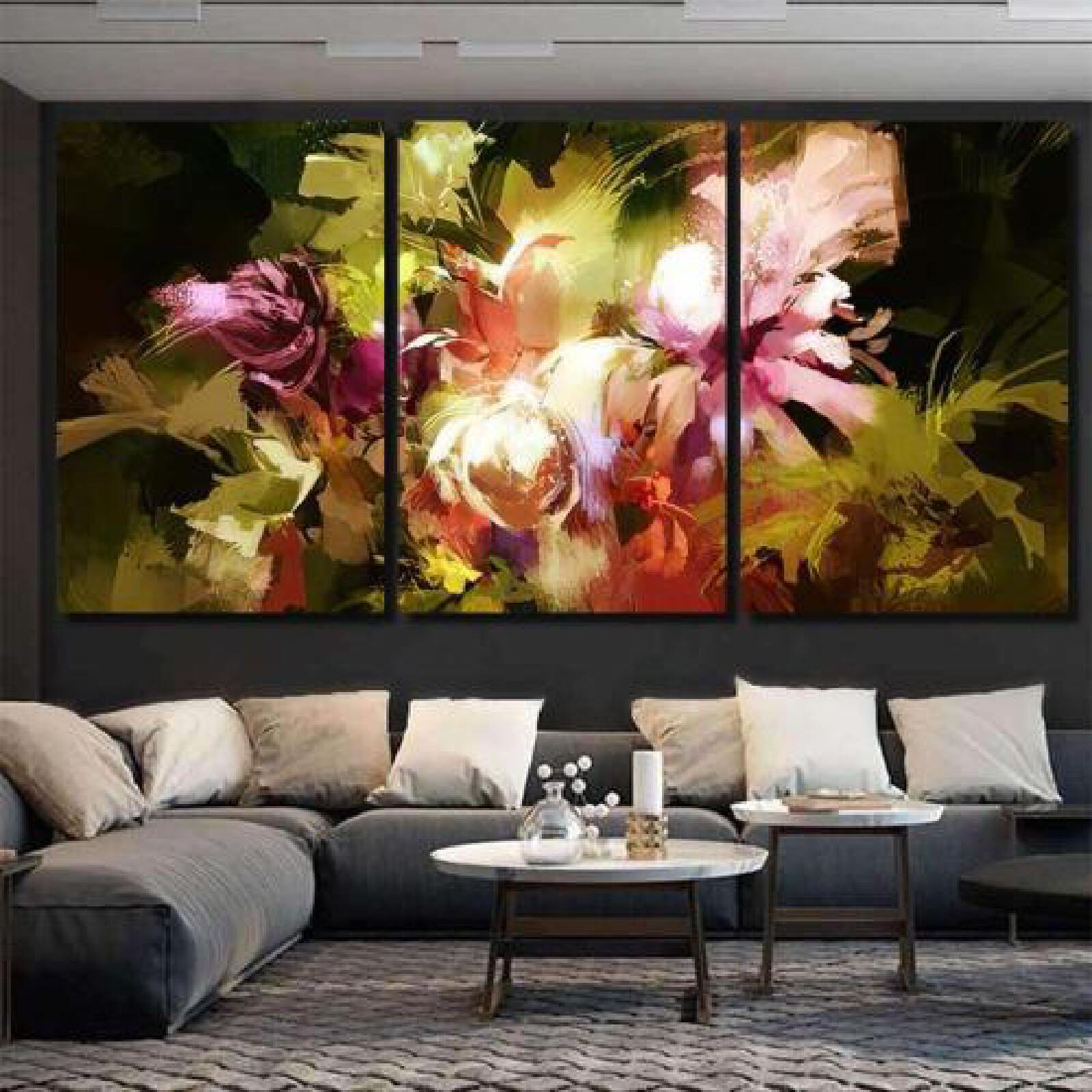 Digital Painting Abstract Flowers-xinru shop