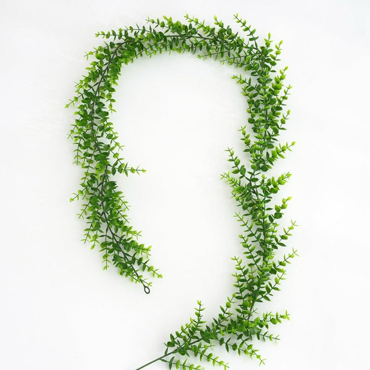 5 PCS Artificial Eucalyptus Spring Garlands Fake Greenery Vines-xinru