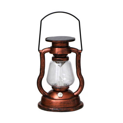 Vintage Wall Light Solar Power Rechargeable Yellow LED Light-xinru