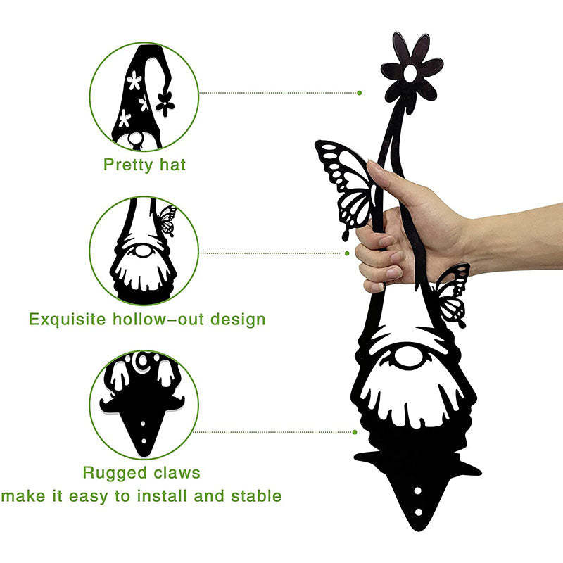 Acrylic Gnome Decoration Cute Standing Silhouette-xinru