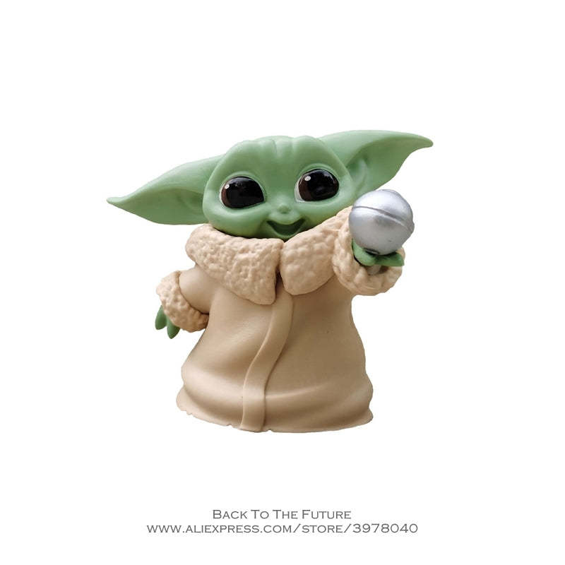 Star Wars Toy Master Baby Yoda Darth PVC Anime Action Figure Mini Doll-xinru