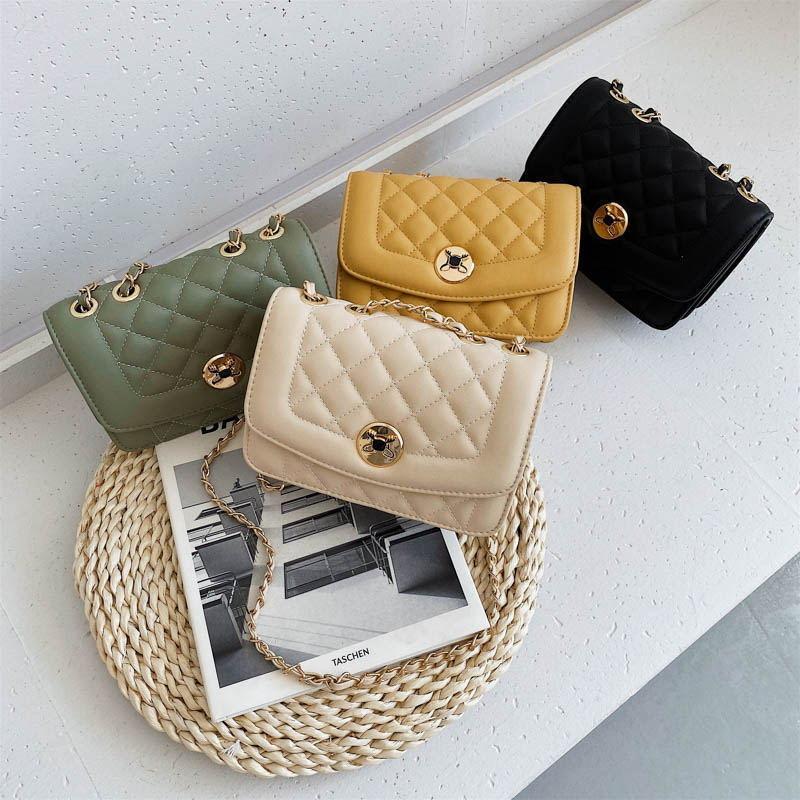 シンプルなワンショルダーチェーンバッグメッセンジャーバッグ-xinru shop