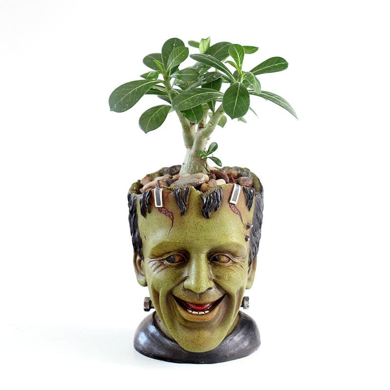 Resin Frankenstein Flower Pot Table Decorations-xinru