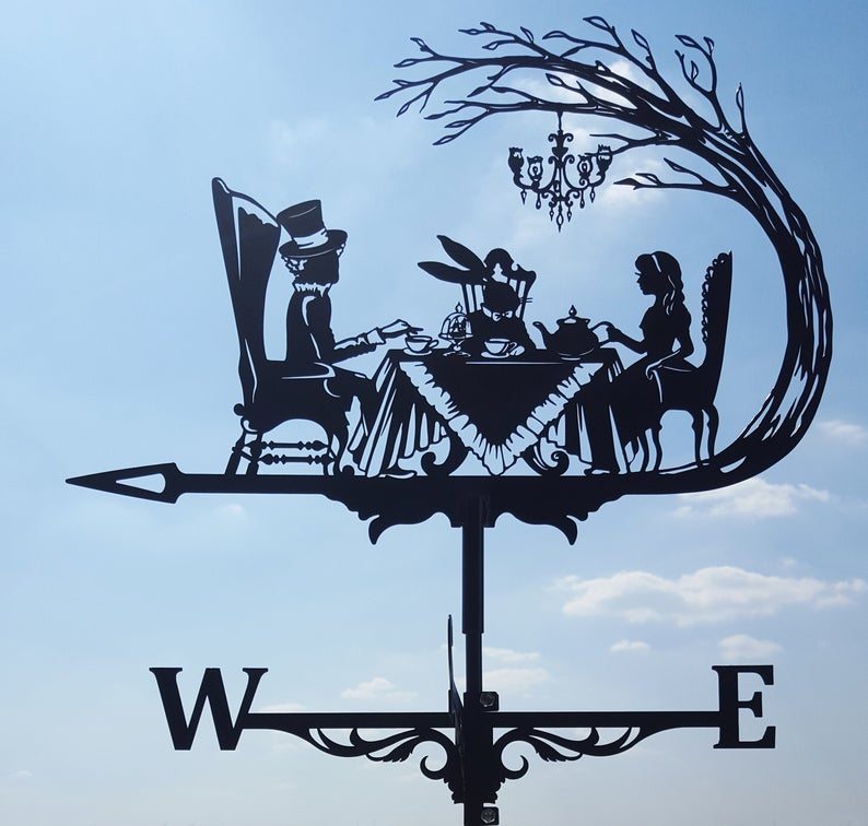 Alice In Wonderland Metal Weathervane-xinru