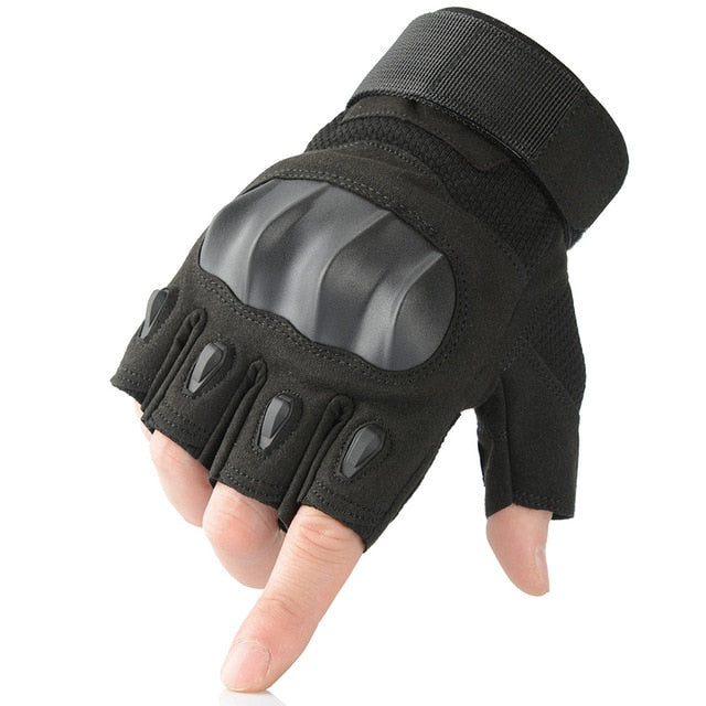 Drop Resistant Abrasion Resistant Knuckle Protection Tactical Gloves-xinru