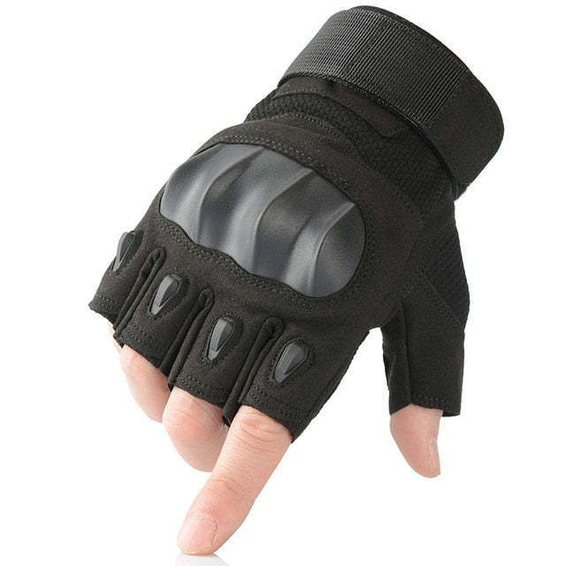 Drop Resistant Abrasion Resistant Knuckle Protection Tactical Gloves-xinru