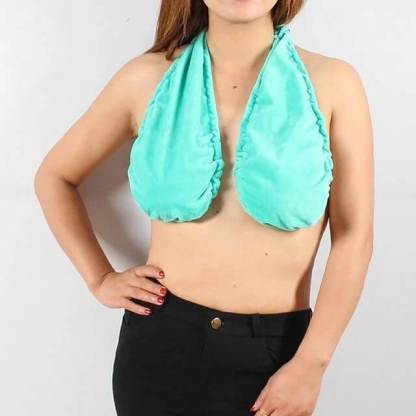 Breathy Solid Comfortable Neck Towel Bra for Women-xinru shop