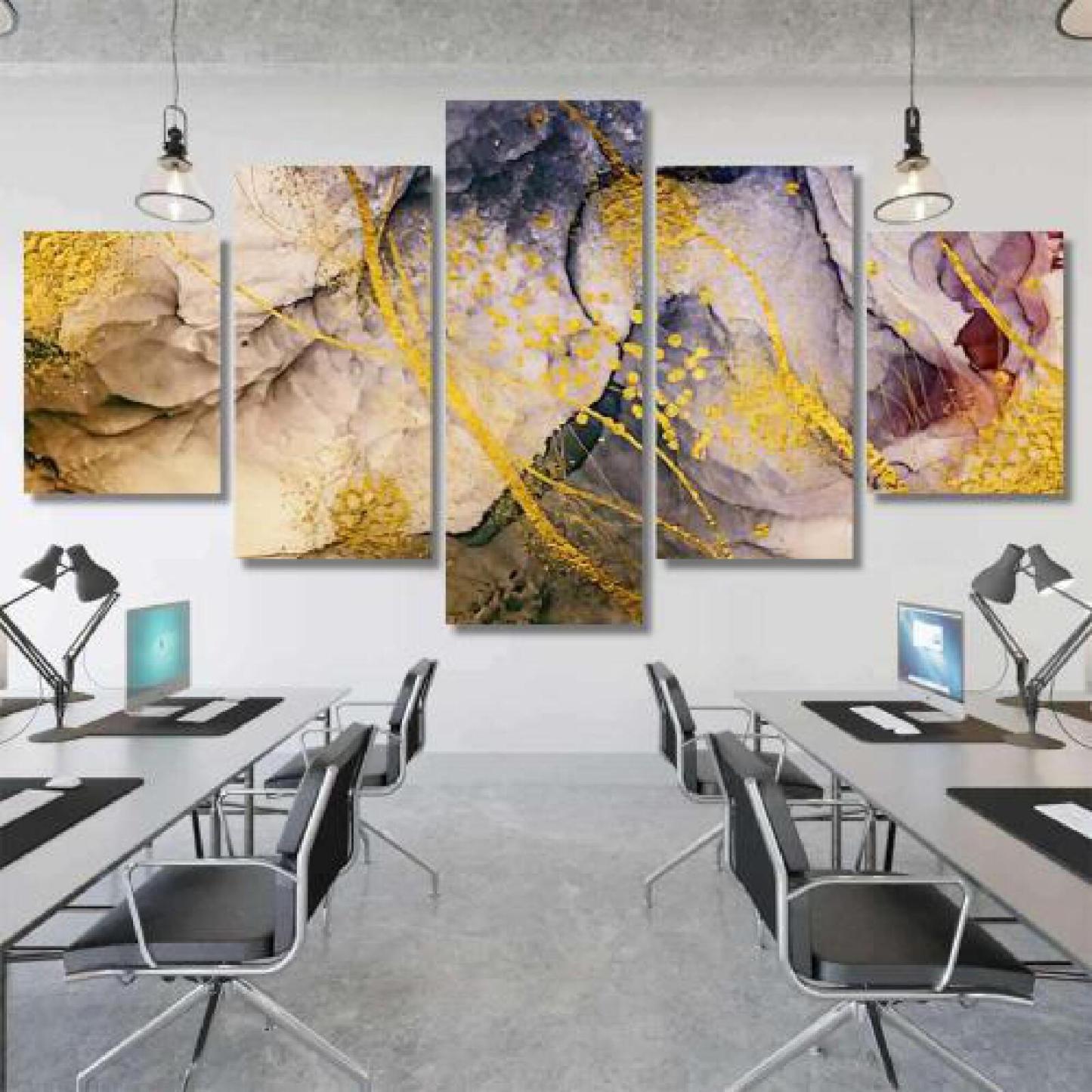 Exotic Art Golden Swirl Artistic Design-xinru shop