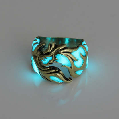 Hypoallergenic Luminous Dragon Ring  Favors For Women and Men-xinru