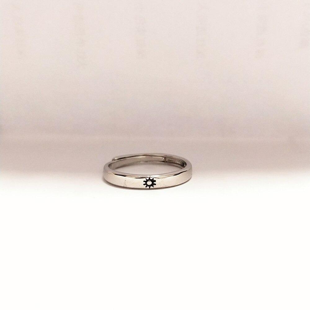 Adjustable Sun And Moon Promise Ring-xinru